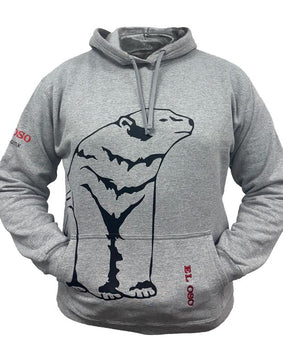 Sudadera Oficial "El Oso" Gris KIDS