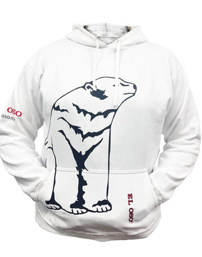 Sudadera Oficial "El Oso" Blanca