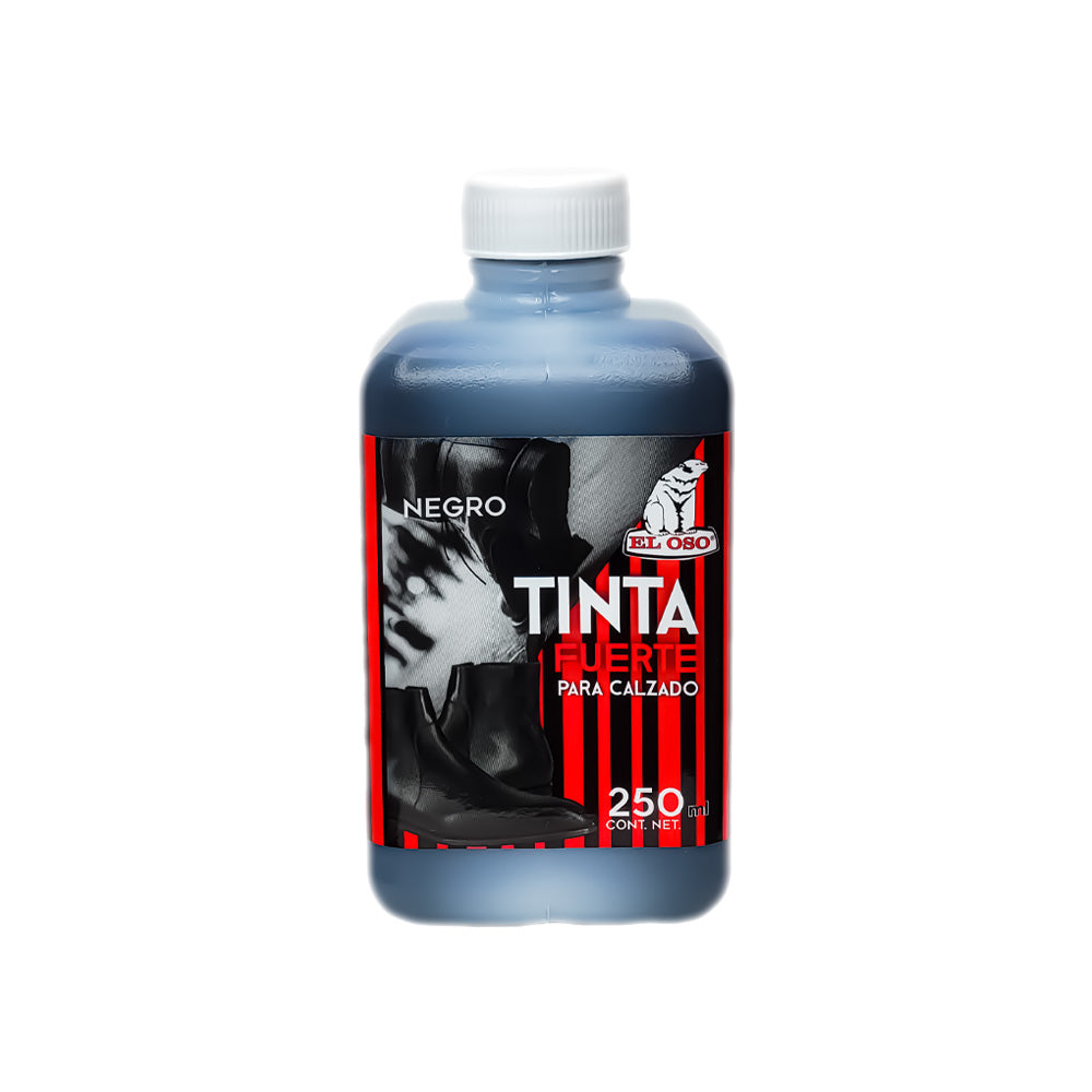 Tinta para Calzado Negro de 250 ML