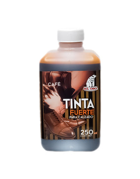Tinta Fuerte Restauradora de Calzado de 250 ML Color Café