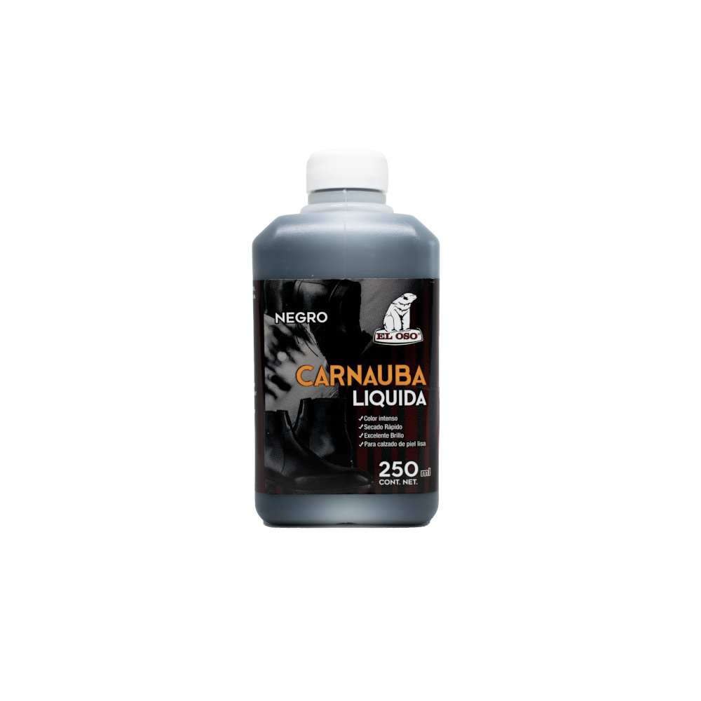 Carnauba Líquida de 250 ML Negro