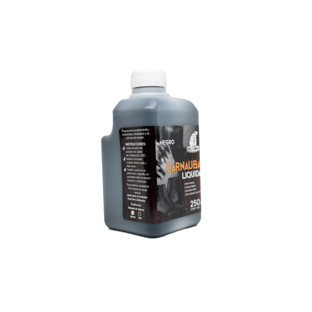 Carnauba Líquida de 250 ML Negro