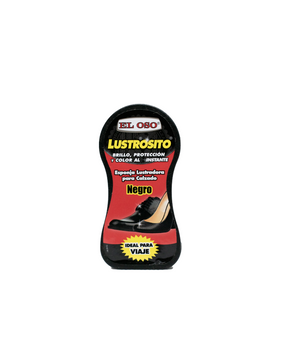 Esponja Lustradora para Calzado Lustrosito Color Negro
