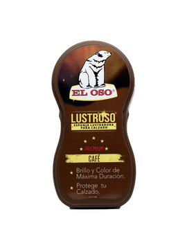 Esponja Lustradora para Calzado Lustroso Color Café