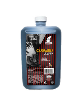 Carnauba líquida 1 litro, color negro