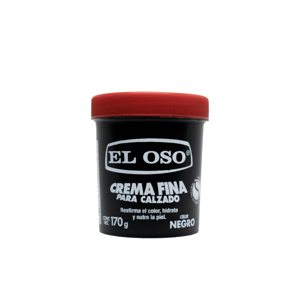 Crema Fina Negro 170 g El oso Mx El Oso